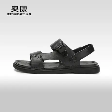 【门店发货】奥康男鞋夏季新款流行时尚沙滩鞋青年舒适凉鞋图片