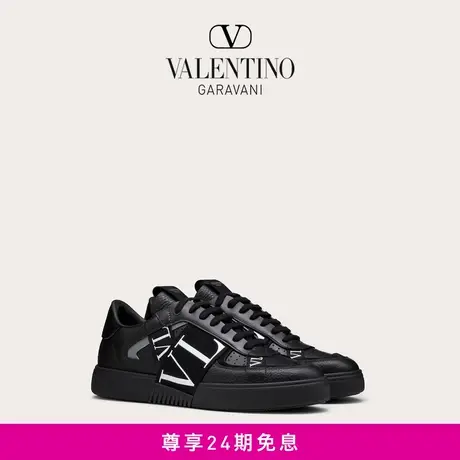 【24期免息】华伦天奴VALENTINO男士 VL7N 小牛皮低帮绑带运动鞋图片