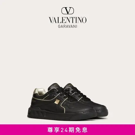 【24期免息】华伦天奴VALENTINO男士 ONE STUD 软羊革低帮运动鞋图片