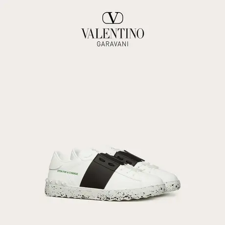 【季末优惠】华伦天奴VALENTINO男士 OPEN FOR A CHANGE 小白鞋商品大图