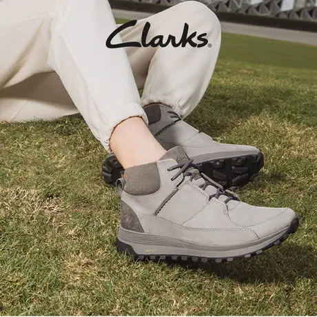 Clarks其乐男鞋秋冬户外休闲防滑缓震靴时尚工装靴作训靴运动鞋图片