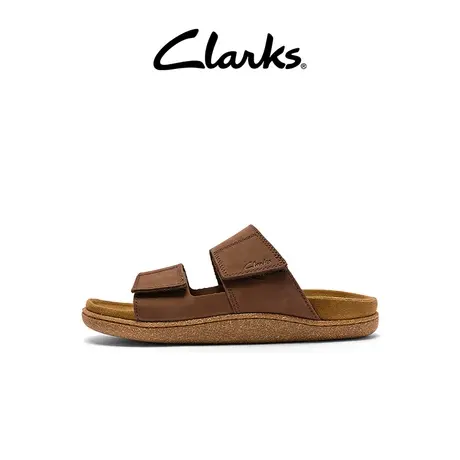 Clarks其乐男士外穿拖鞋夏季两段式凉鞋舒适休闲男沙滩鞋图片