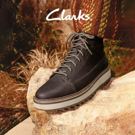Clarks其乐匠心系列男鞋复古潮流时尚前卫系带休闲户外鞋靴图片