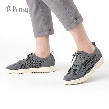 Pansy日本鞋子男士单鞋轻便舒适休闲运动软底透气板鞋春款男鞋图片