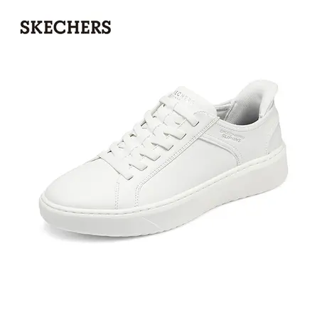 Skechers斯凯奇2024年春夏新款男子简约休闲板鞋经典百搭小白鞋图片