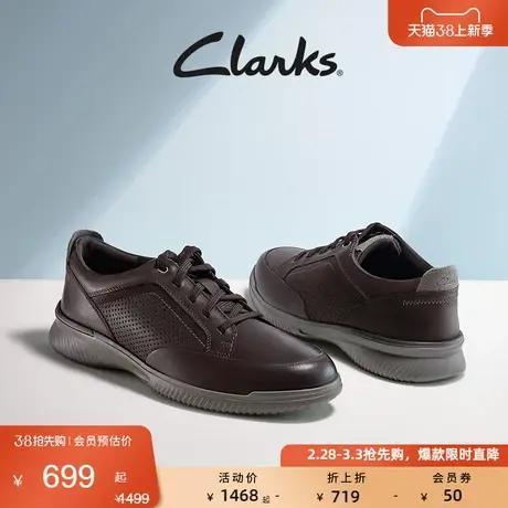 Clarks其乐男士2023新款春季经典复古休闲鞋潮流舒适一脚蹬爸爸鞋图片