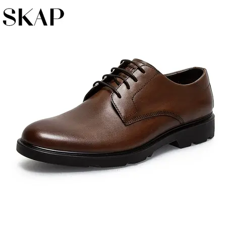 SKAP圣伽步春季商场同款系带商务正装男士皮鞋A1V05AM2图片