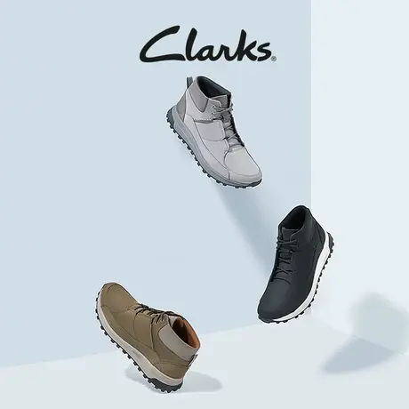 Clarks其乐男鞋秋冬户外休闲防滑缓震靴时尚工装靴作训靴运动鞋图片