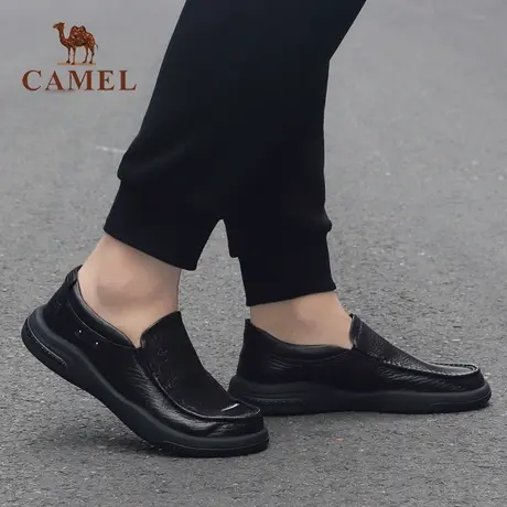 Camel/骆驼男鞋2020秋季新款男士休闲鞋软底商务休闲皮鞋男爸爸鞋图片