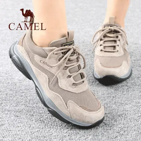 Camel/骆驼男鞋2023秋季新款品系带低帮正单轻便舒适户外休闲鞋子图片