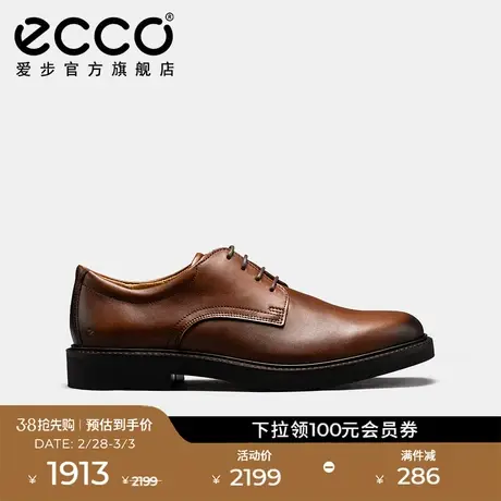ECCO爱步男士德比鞋 24年新款舒适商务正装皮鞋 都市伦敦525604图片