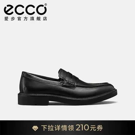 ECCO爱步男士乐福鞋 24年新款牛皮皮鞋男款豆豆鞋 都市伦敦525654图片