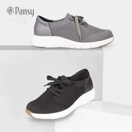 Pansy日本男鞋透气低帮运动休闲鞋软底轻便防滑舒适健步爸爸鞋商品大图