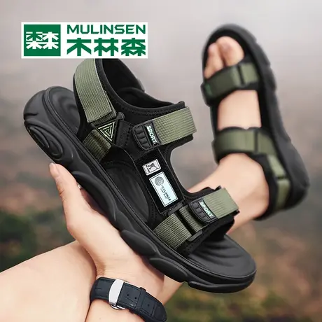 木林森越南凉鞋男士2024新款夏季外穿防滑耐磨运动户外沙滩凉拖鞋图片