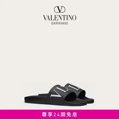 【24期免息】华伦天奴VALENTINO男士 VLTN 橡胶拖鞋商品大图